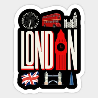 London souvenir  cool landmark gift landmarks Sticker